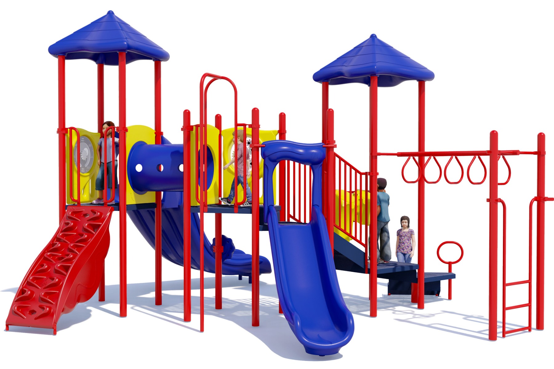 Twist & Shout Play Structure  - Rear View