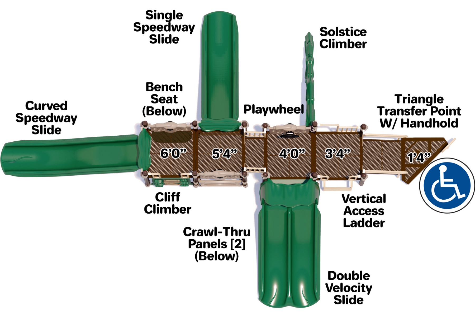 Skyline - Natural Colors - Top View | American Parks Company