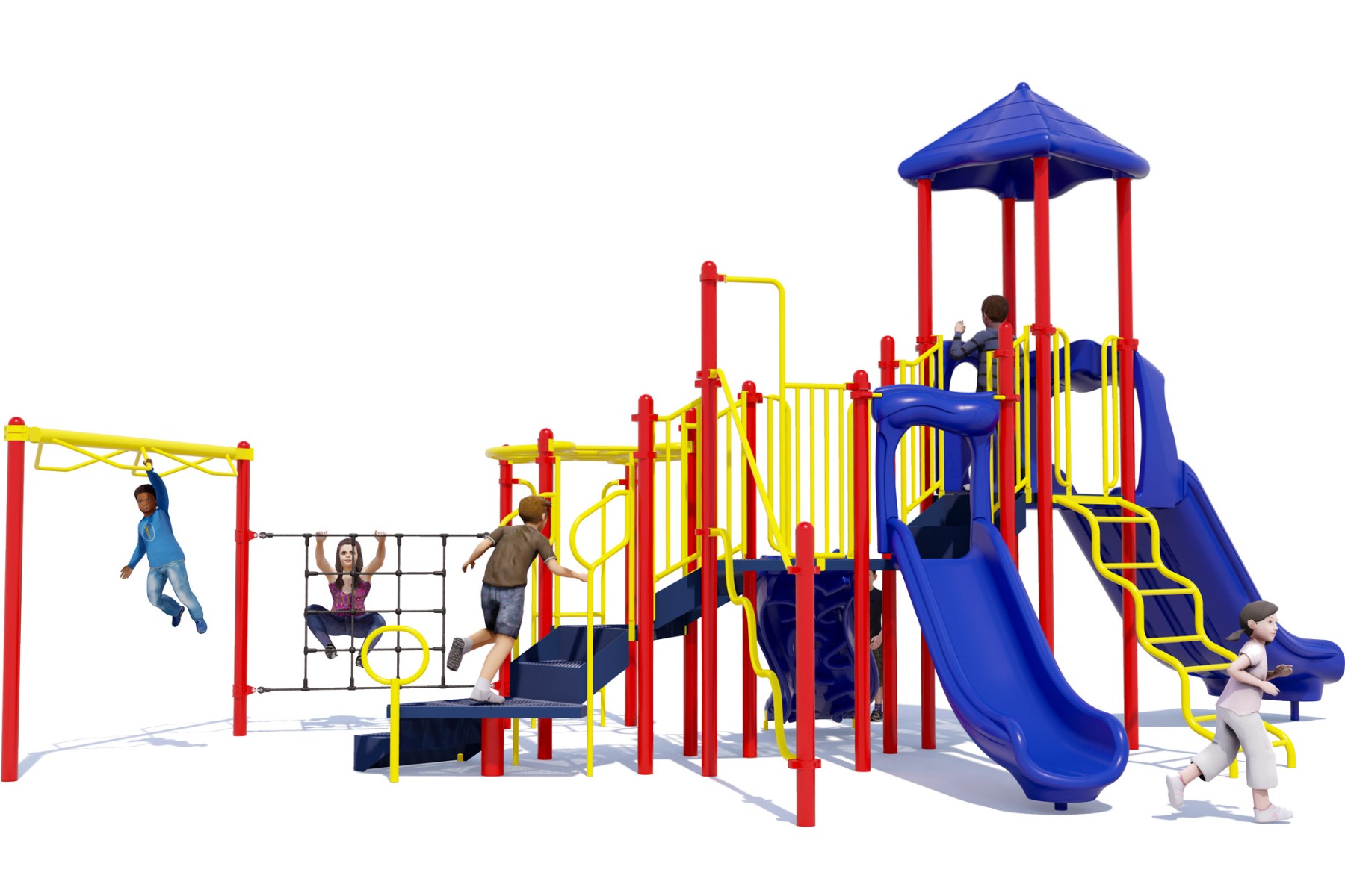 Play by Play - Primary - Rear View | Commercial Playground Equipment | American Parks Company