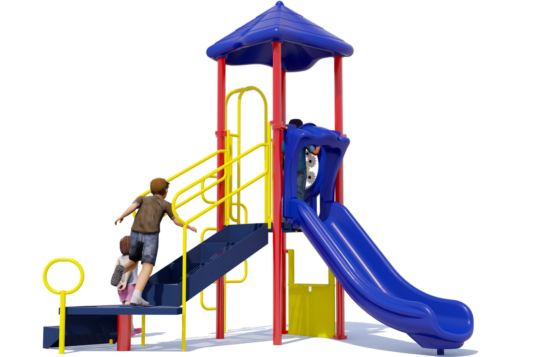 Tator Tot - Primary - Rear - Commercial Playground Equipment 