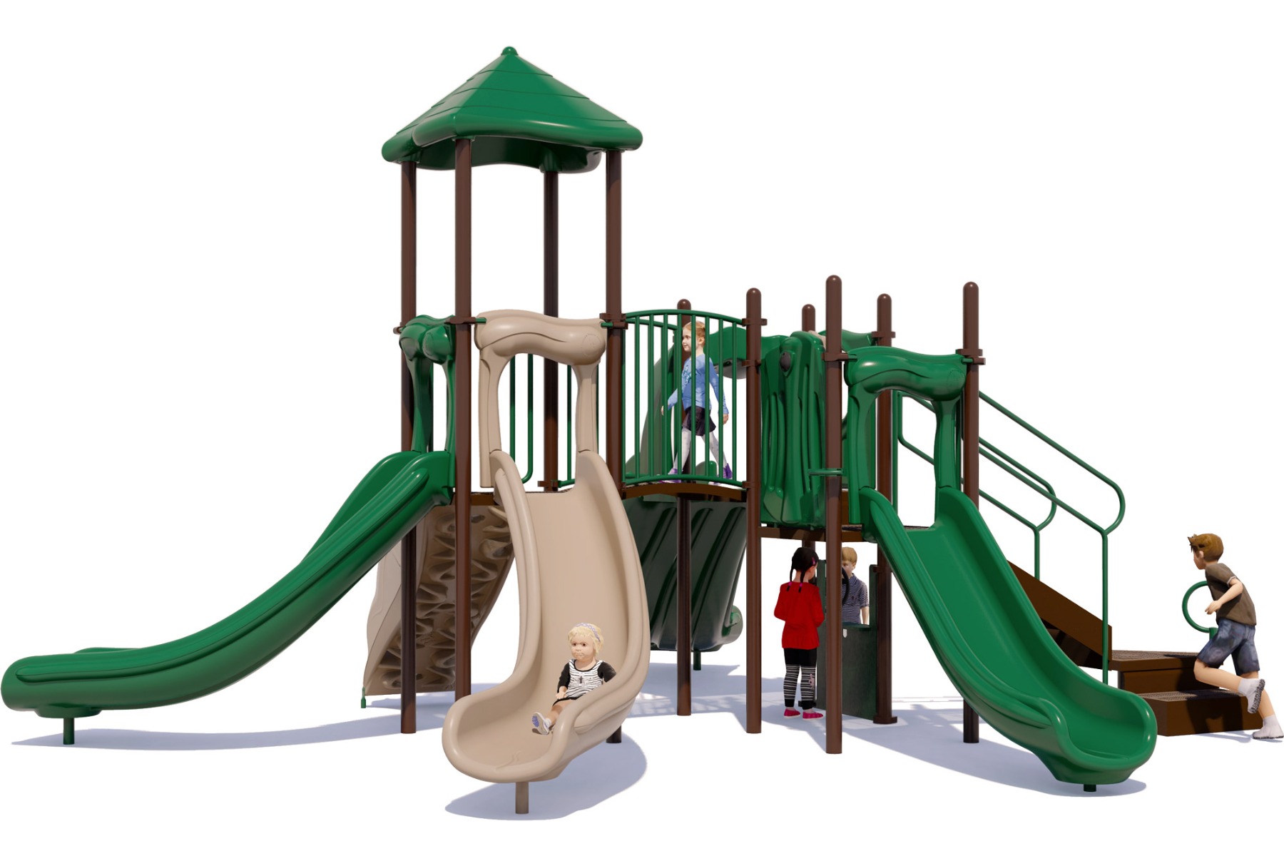 Magic Mountain - Commercial Playground Equipment - American Parks Company - Front