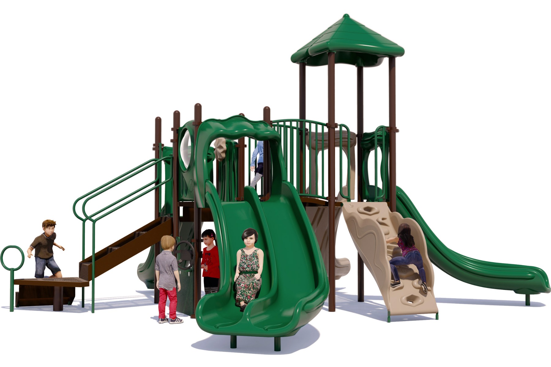 Magic Mountain - Commercial Playground Equipment - American Parks Company - Rear