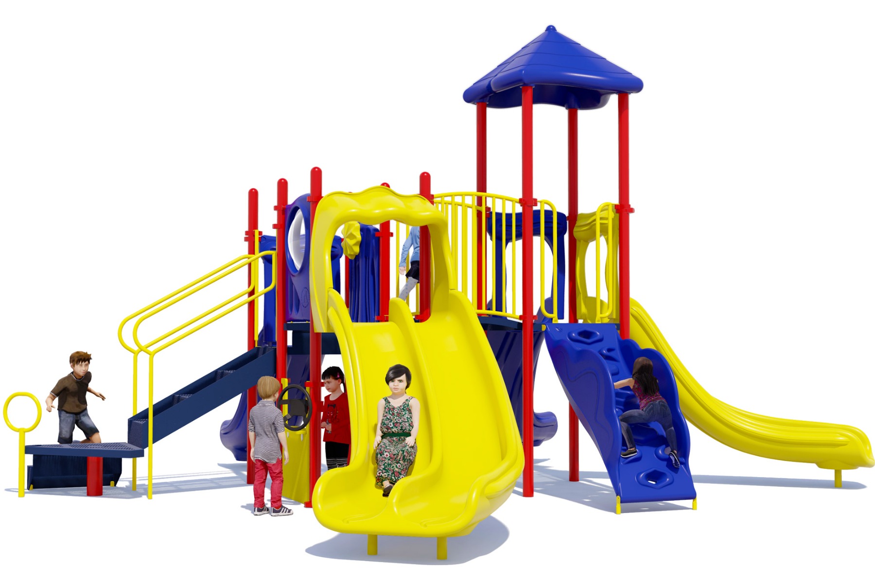 Magic Mountain - Commercial Playground Equipment - American Parks Company - Rear