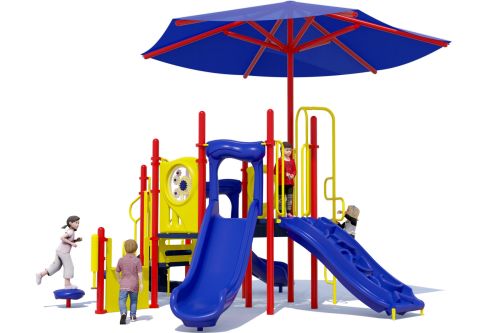 Tiddlywinks - Commercial Playground Equipment - Primary Colors - Front View