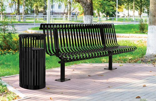 Kensington Bench w/Back