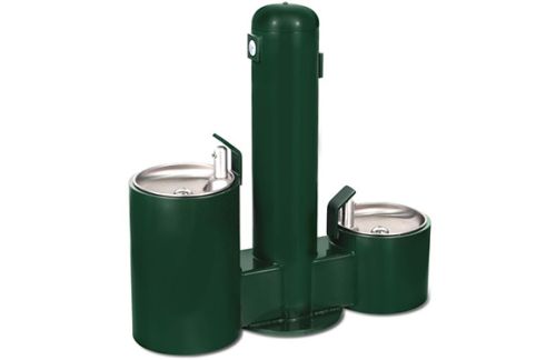 Fido Double Fountain - Dog Park Equipment - American Parks Company